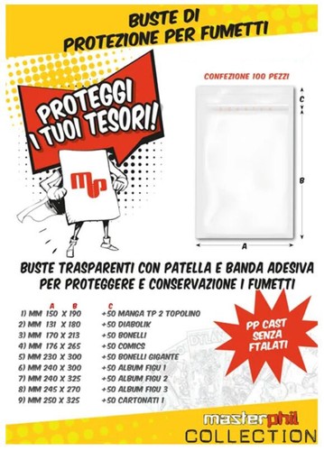 Buste protezione fumetti - protezione,